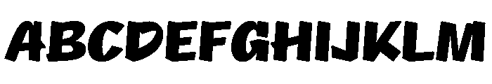 NaNRageQuikNr ExtraBd Font UPPERCASE