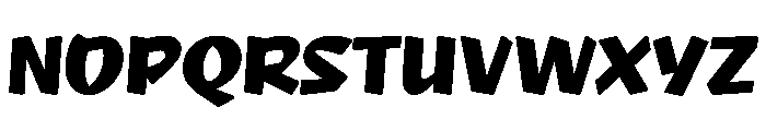 NaNRageQuikNr ExtraBd Font UPPERCASE