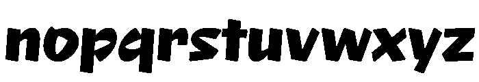 NaNRageQuikNr ExtraBd Font LOWERCASE