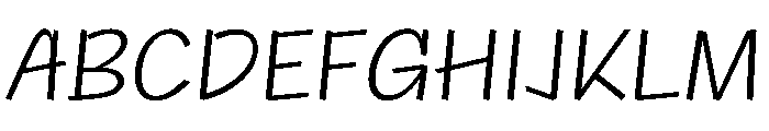 NaNRageQuikNr Lt Font UPPERCASE