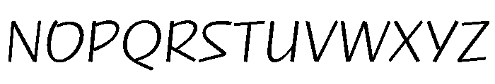 NaNRageQuikNr Lt Font UPPERCASE
