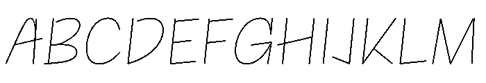 NaNRageQuikNr Thin Font UPPERCASE