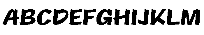 NaNRageQuikStd Bd Font UPPERCASE