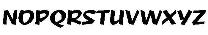 NaNRageQuikStd Bd Font UPPERCASE