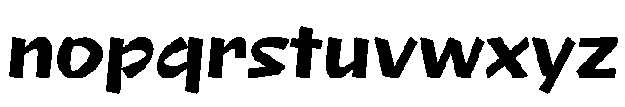 NaNRageQuikStd Bd Font LOWERCASE