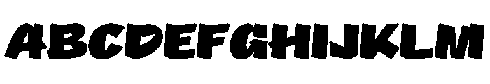 NaNRageQuikStd Blk Font UPPERCASE