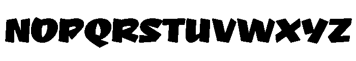 NaNRageQuikStd Blk Font UPPERCASE