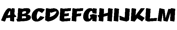 NaNRageQuikStd ExtraBd Font UPPERCASE