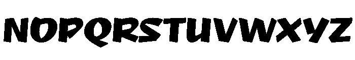 NaNRageQuikStd ExtraBd Font UPPERCASE