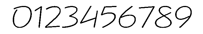 NaNRageQuikStd ExtraLt Font OTHER CHARS