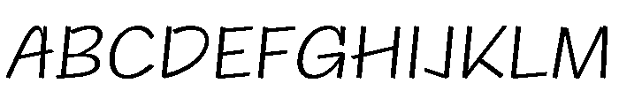 NaNRageQuikStd Lt Font UPPERCASE