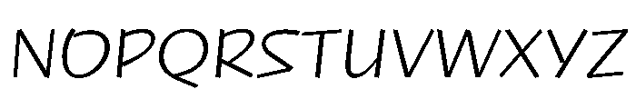 NaNRageQuikStd Lt Font UPPERCASE