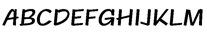 NaNRageQuikStd Med Font UPPERCASE