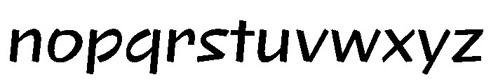 NaNRageQuikStd Med Font LOWERCASE