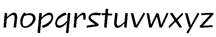 NaNRageQuikStd Reg Font LOWERCASE