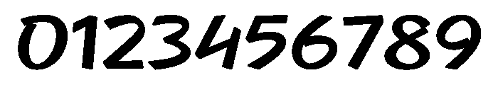 NaNRageQuikStd SemiBd Font OTHER CHARS