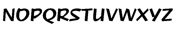 NaNRageQuikStd SemiBd Font UPPERCASE