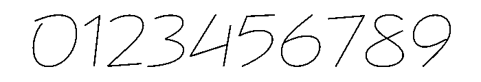 NaNRageQuikStd Thin Font OTHER CHARS