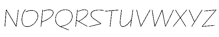NaNRageQuikStd Thin Font UPPERCASE