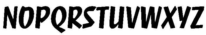 NaNRageQuikXCnd Bd Font UPPERCASE