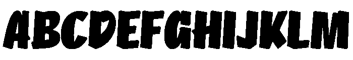NaNRageQuikXCnd Blk Font UPPERCASE