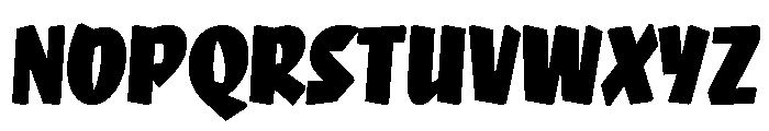 NaNRageQuikXCnd Blk Font UPPERCASE