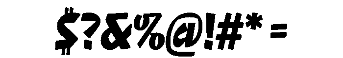 NaNRageQuikXCnd ExtraBd Font OTHER CHARS