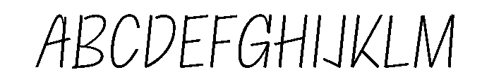NaNRageQuikXCnd ExtraLt Font UPPERCASE