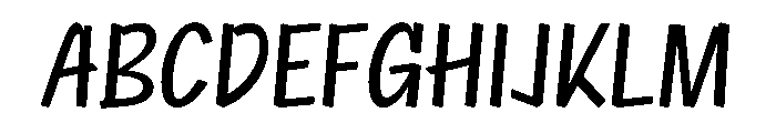 NaNRageQuikXCnd Med Font UPPERCASE