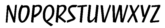 NaNRageQuikXCnd Med Font UPPERCASE