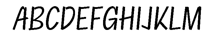NaNRageQuikXCnd Reg Font UPPERCASE