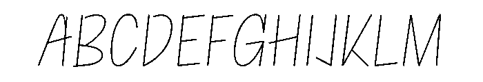 NaNRageQuikXCnd Thin Font UPPERCASE