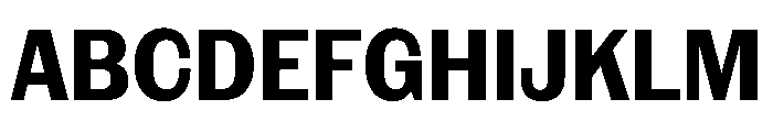 NaNRageSansCnd Bd Font UPPERCASE