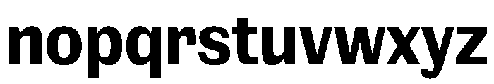 NaNRageSansCnd Bd Font LOWERCASE