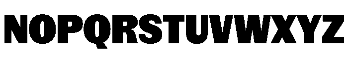 NaNRageSansCnd Blk Font UPPERCASE
