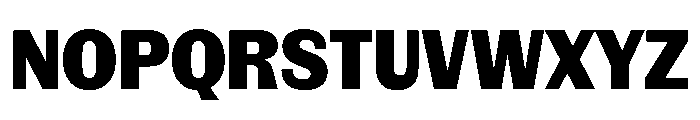NaNRageSansCnd ExtraBd Font UPPERCASE