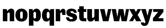 NaNRageSansCnd ExtraBd Font LOWERCASE