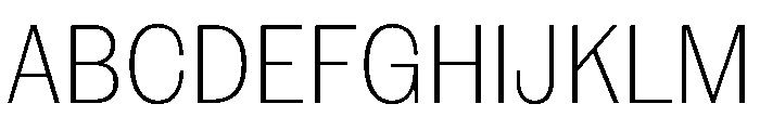 NaNRageSansCnd ExtraLt Font UPPERCASE
