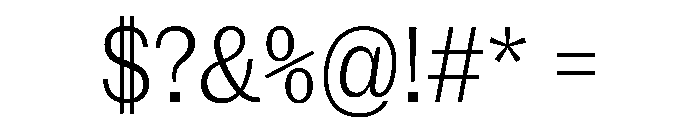 NaNRageSansCnd Lt Font OTHER CHARS