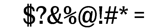 NaNRageSansCnd Med Font OTHER CHARS