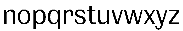 NaNRageSansCnd Reg Font LOWERCASE