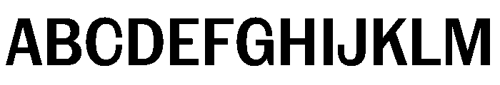 NaNRageSansCnd SemiBd Font UPPERCASE