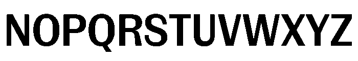 NaNRageSansCnd SemiBd Font UPPERCASE