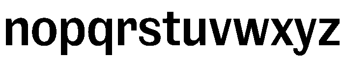 NaNRageSansCnd SemiBd Font LOWERCASE