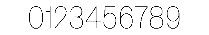 NaNRageSansCnd Thin Font OTHER CHARS