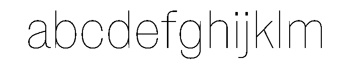 NaNRageSansCnd Thin FONT