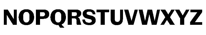 NaNRageSansNr Bd Font UPPERCASE