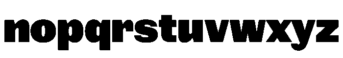 NaNRageSansNr Blk Font LOWERCASE