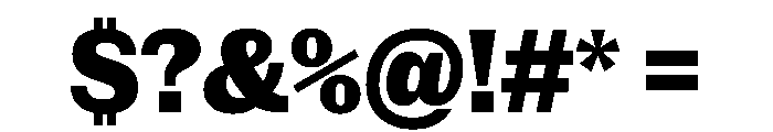 NaNRageSansNr ExtraBd Font OTHER CHARS