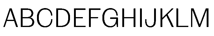 NaNRageSansNr Lt Font UPPERCASE